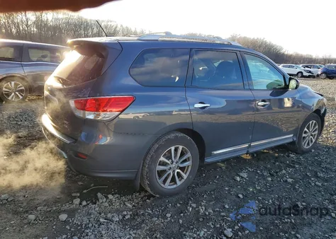 2014 Nissan Pathfinder S z USA, uszkodzony, nr VIN 5N1AR2MM2EC678866